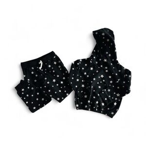 Toddler 3T Star Print Hoodie & Sweatpants Set | Gender Neutral Cozy Casual